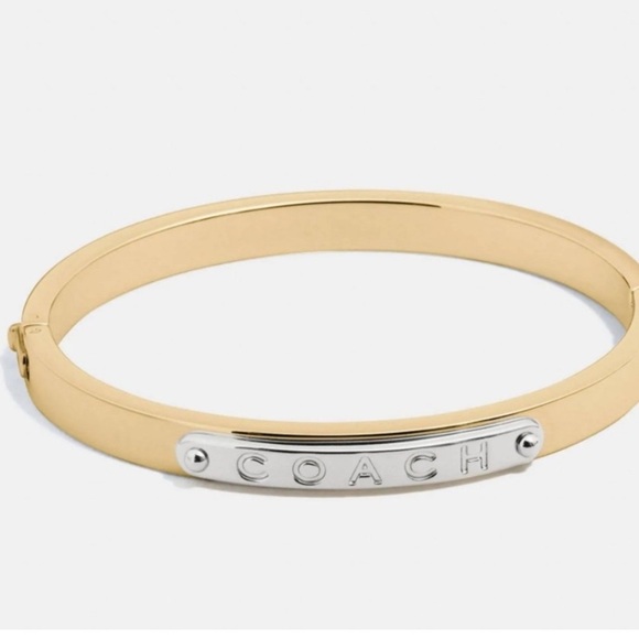Coach Gold and Silver Bangle - Picture 1 of 5